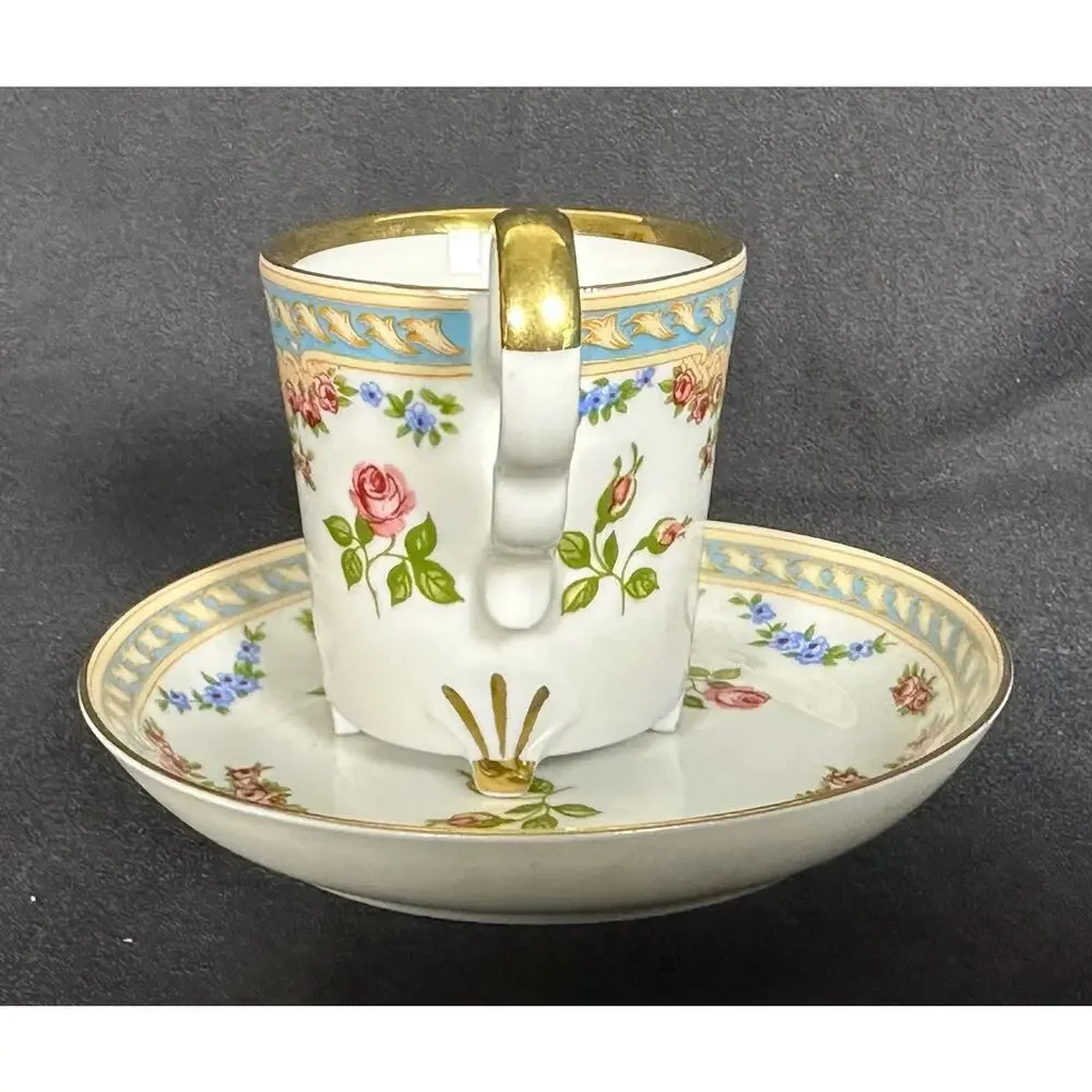The Danbury Mint BAREATHER WALDSASSEN Demitasse Cup & Saucer Bavaria Germany